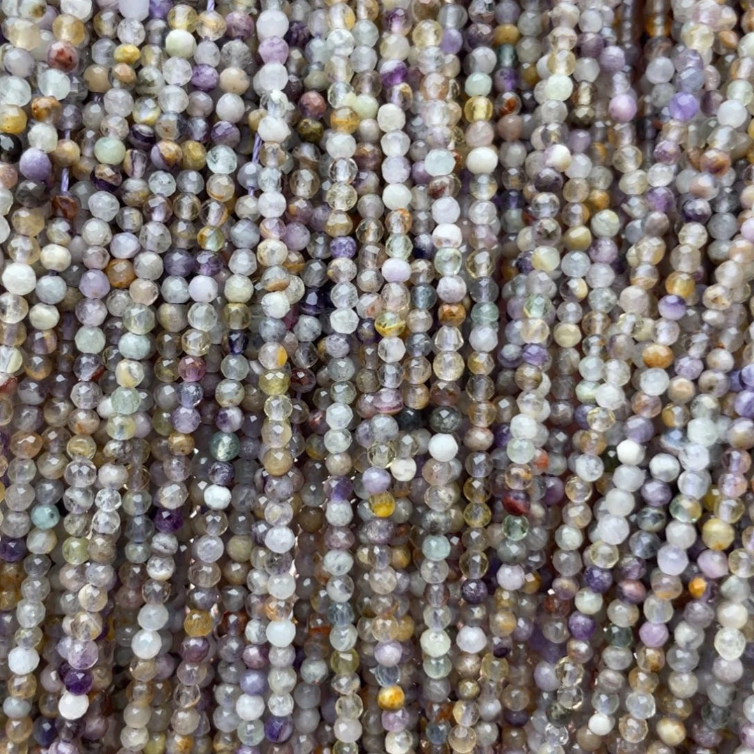 玛瑙/玉髓未镶嵌珠宝半成品彩莹石2条卡2.3