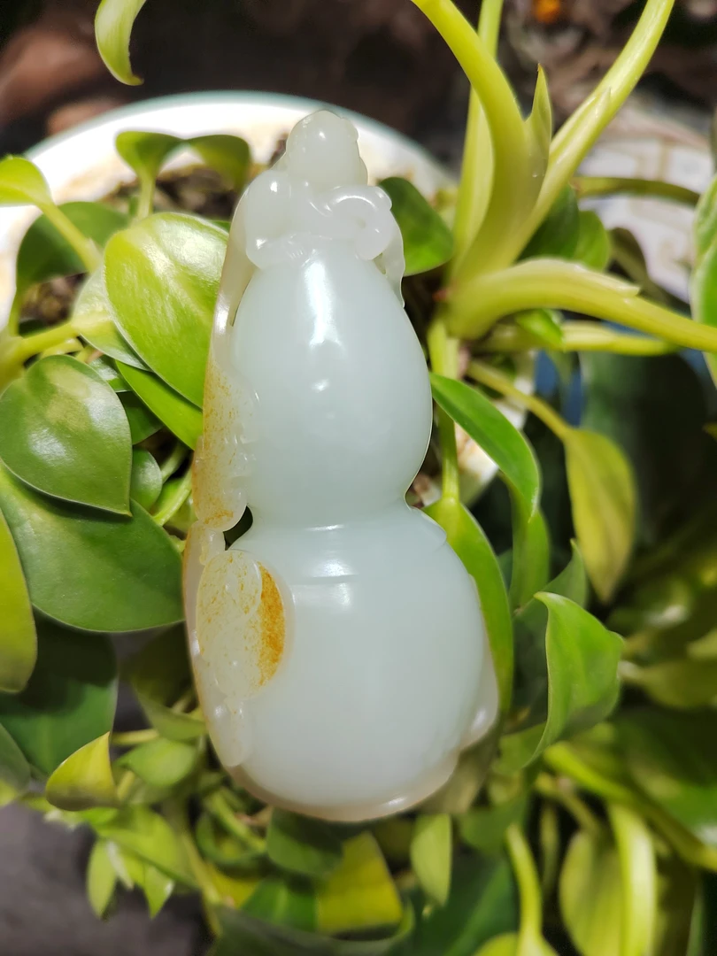 新疆和田玉葫芦福禄