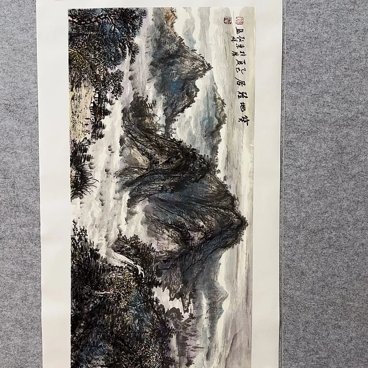 国画花鸟等多种鸟类的栖息