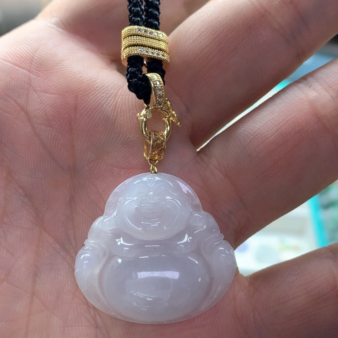 颈饰银S925镶嵌翡翠