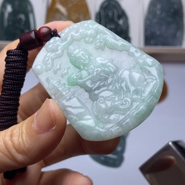 翡翠未镶嵌挂件翡翠