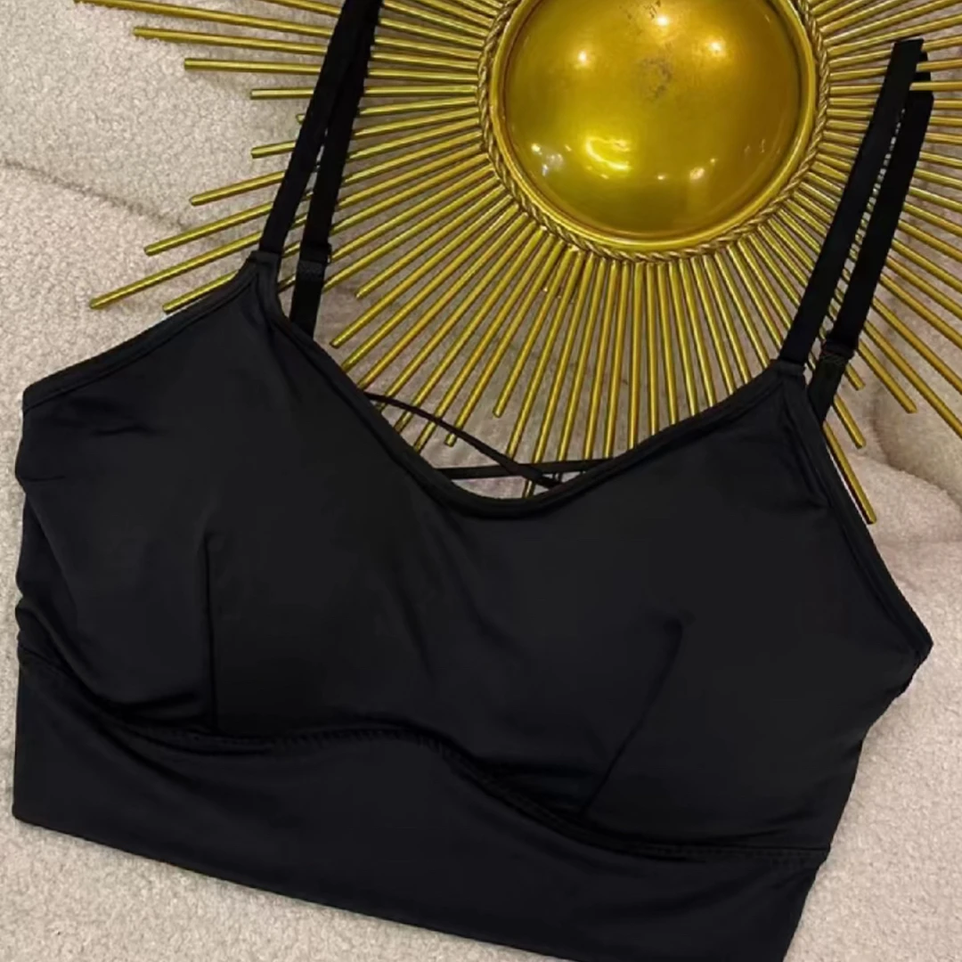 《影子家》乳胶一体杯后背交叉冰美丝美背