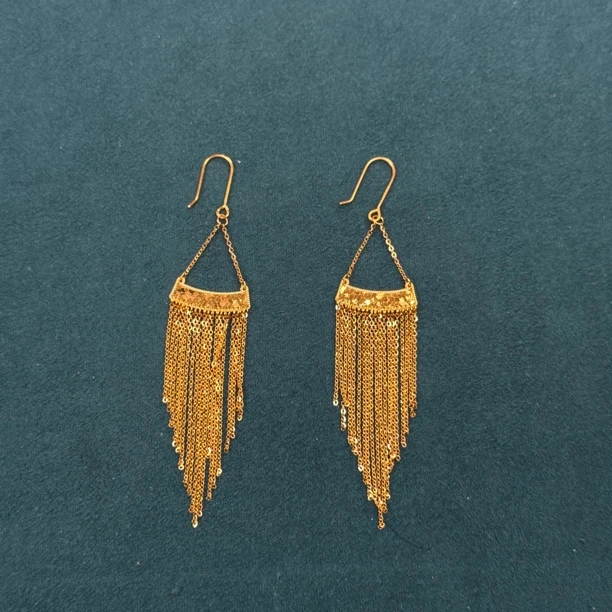 A播 7.97g足金999耳饰 e