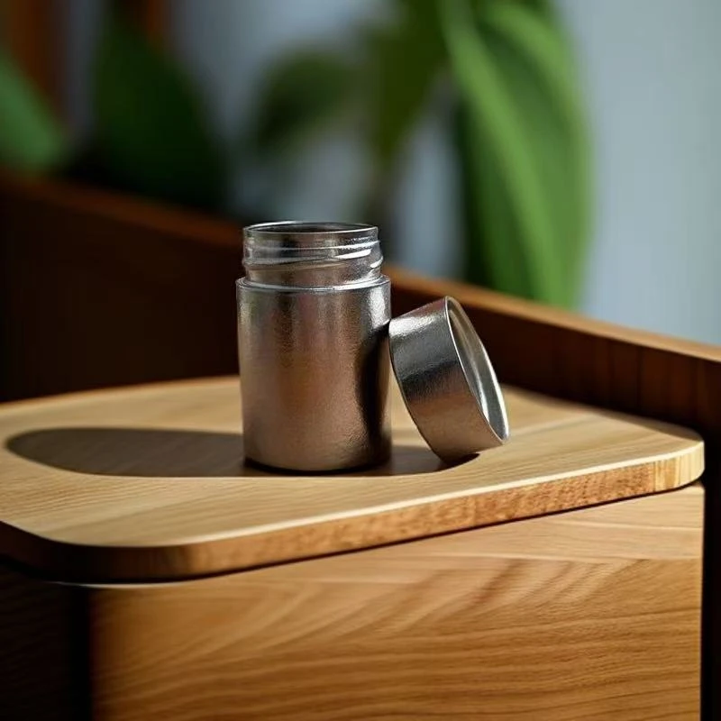 纯钛茶叶罐85ml健康抑菌保鲜储存散茶便携家用户外