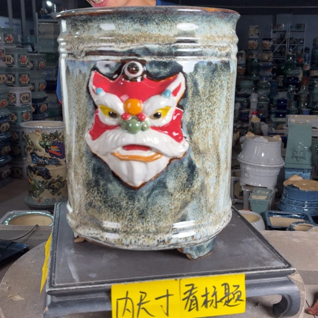 一风堂石湾花盆 内20*27