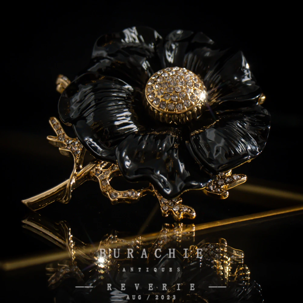 铜合金仿水晶胸针 【2460】周年珍藏英｜经典原标克拉款CrownFrett