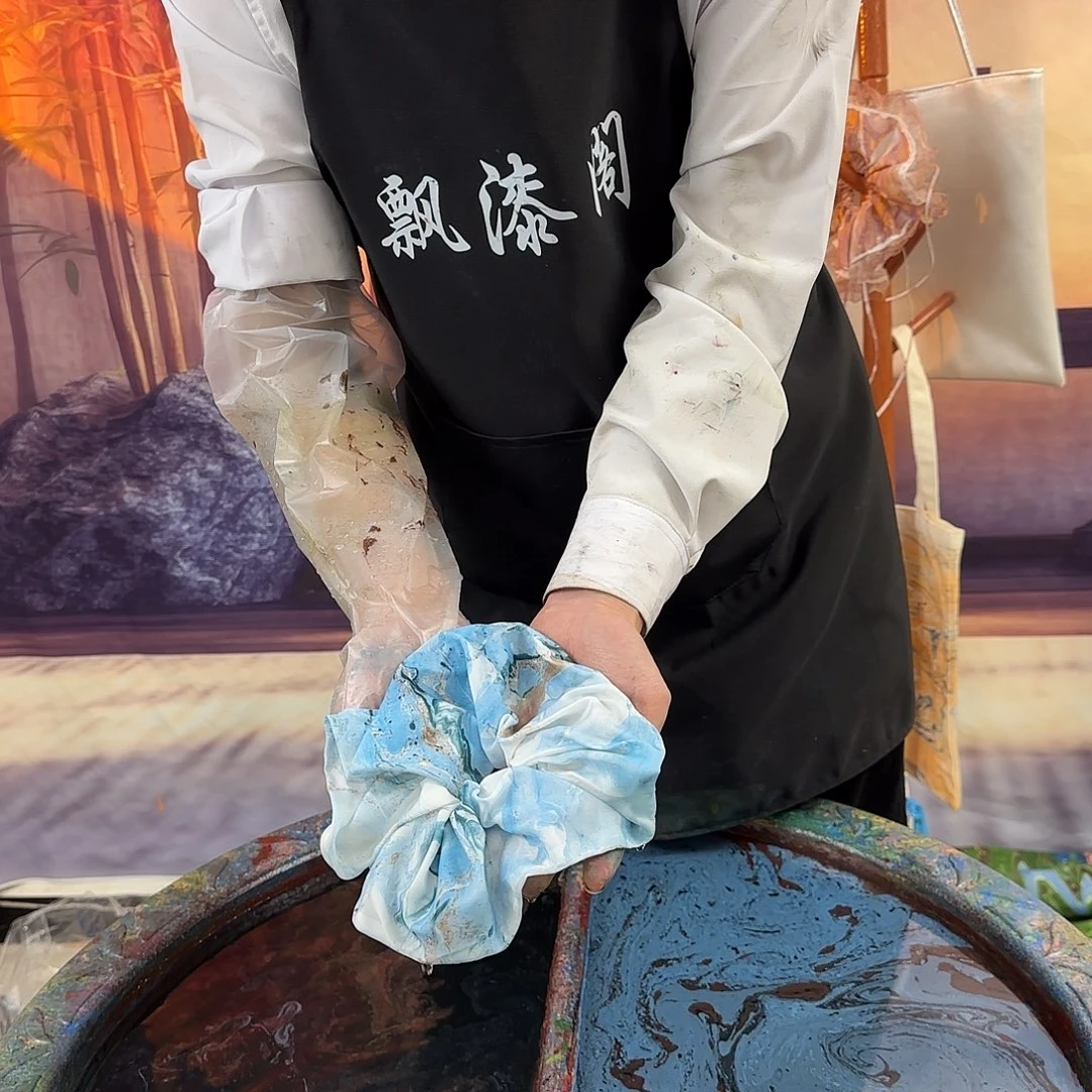 水母发圈现场制作164