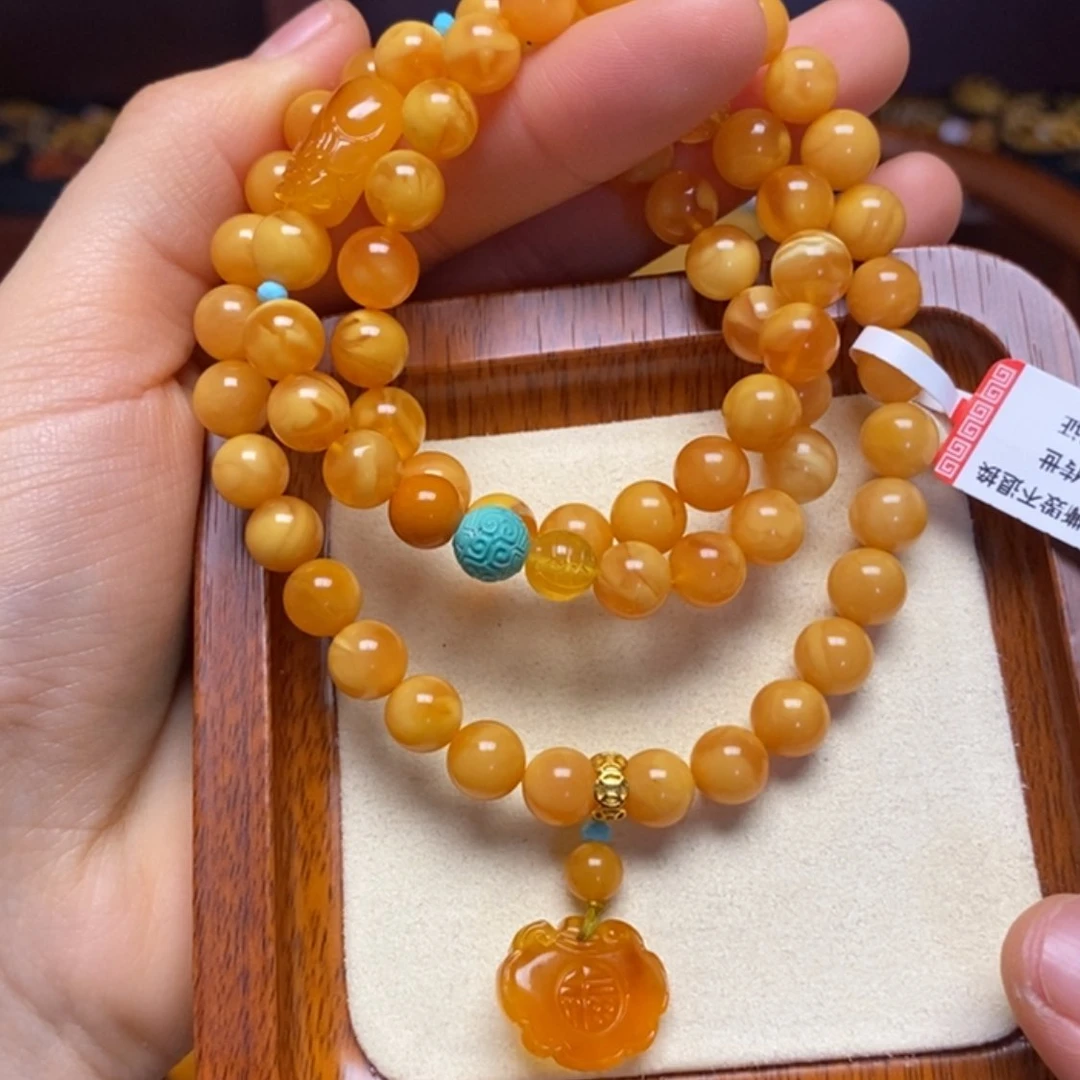 【闪购商品】蜜蜡手链未镶嵌手串