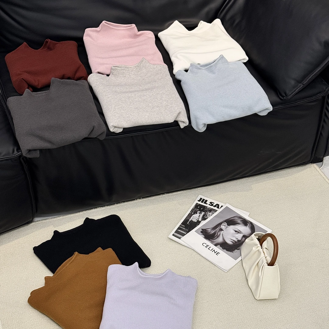 【仟娜】软糯细腻感~简约舒适感百搭气质休闲打底衫SY76DDS9990