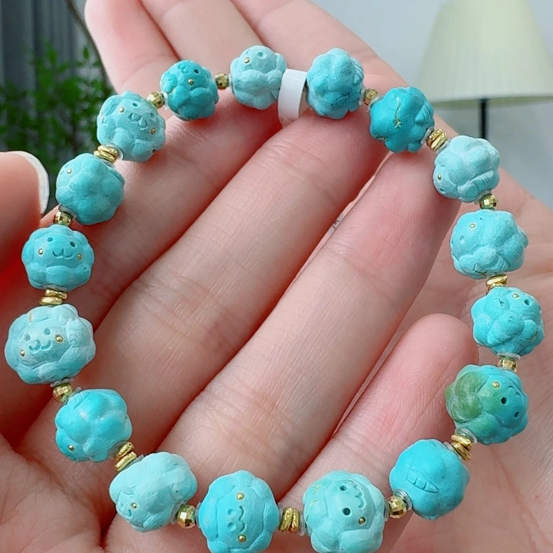 未镶嵌绿松石珠宝奇石