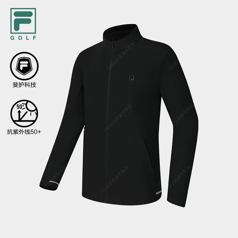 Fila/斐乐男款【速干防晒面料】秋运动高尔夫速干长袖A11M535701F