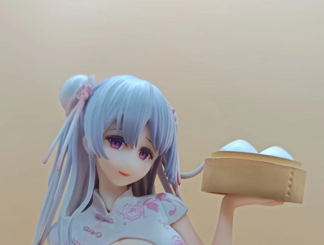 桃包少女 桃馒酱 旗袍少女 手办 模型收藏摆件