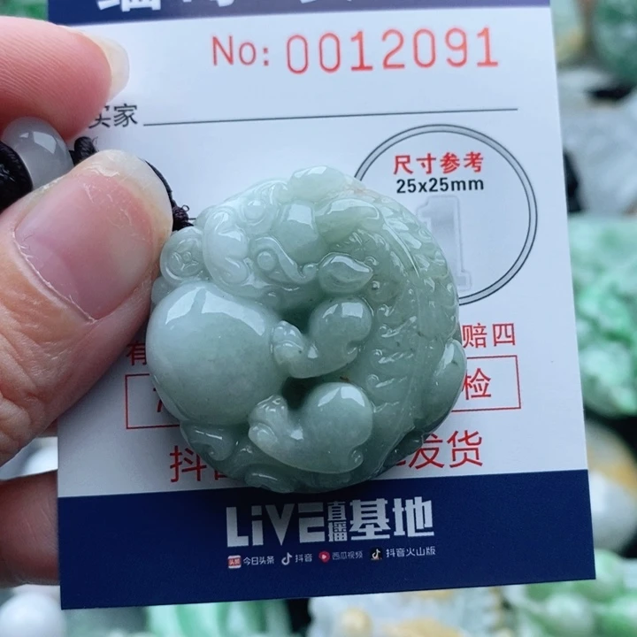 翡翠未镶嵌颈饰一