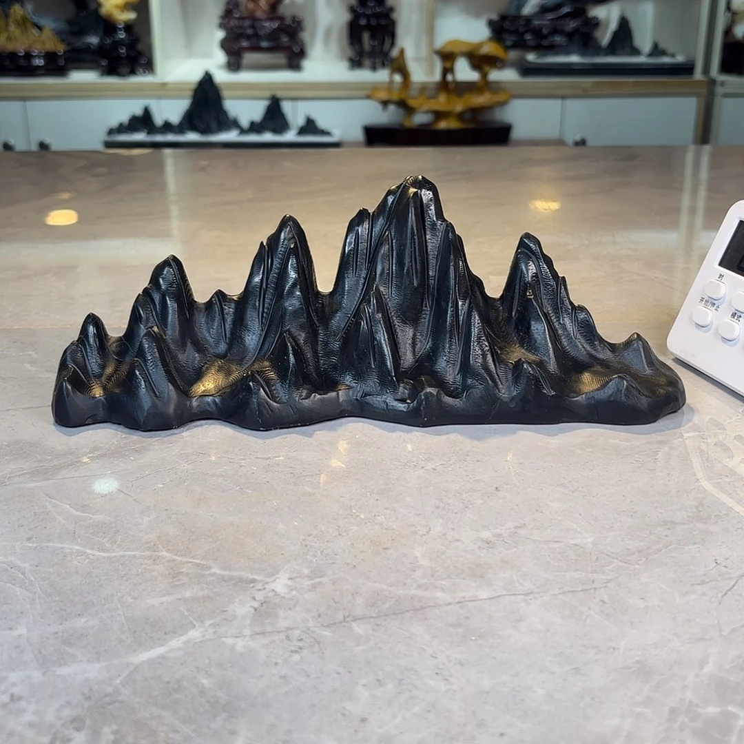 人***客灵璧石手工雕刻奇石摆件