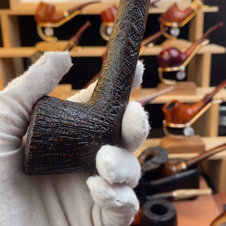 嘎***哈石楠木手工制作工艺斗