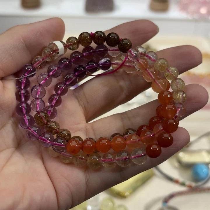 未镶嵌手链水晶多宝