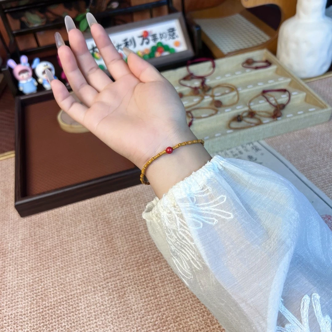 「竹节手串」弹力手串挡、辟、护女生少女风简约时尚百搭平平