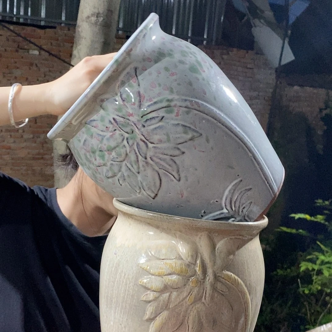 紫砂花盆正品20/25