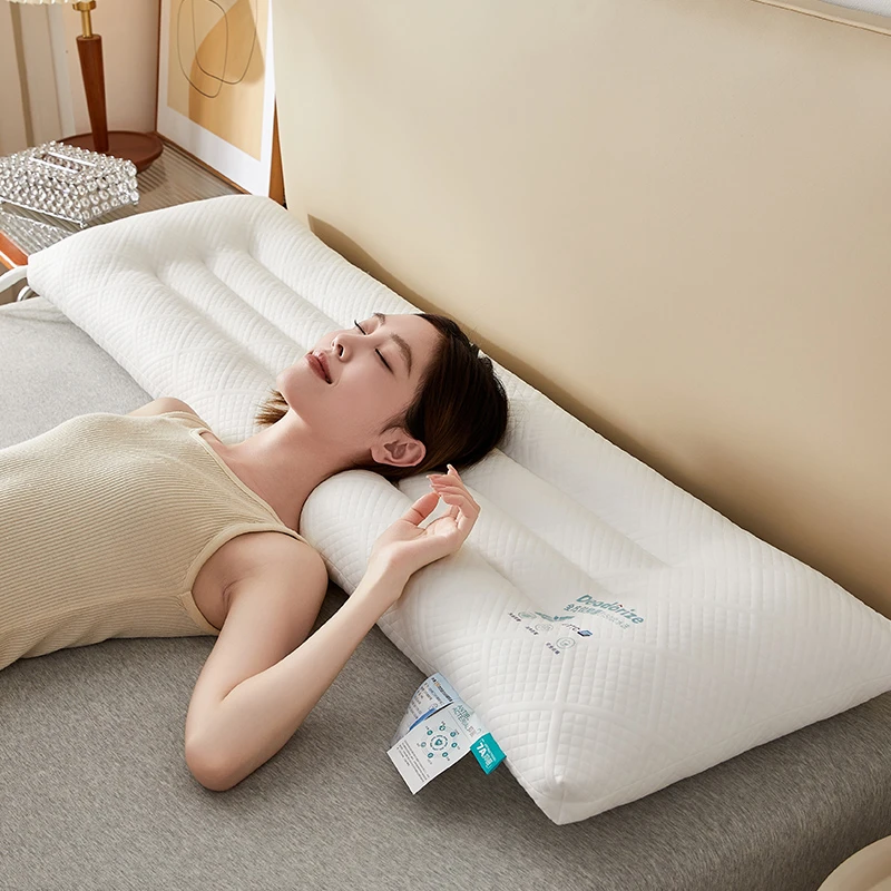 A类双人长枕芯加长枕头亲子夫妻长枕一体家用护颈椎枕长款高档