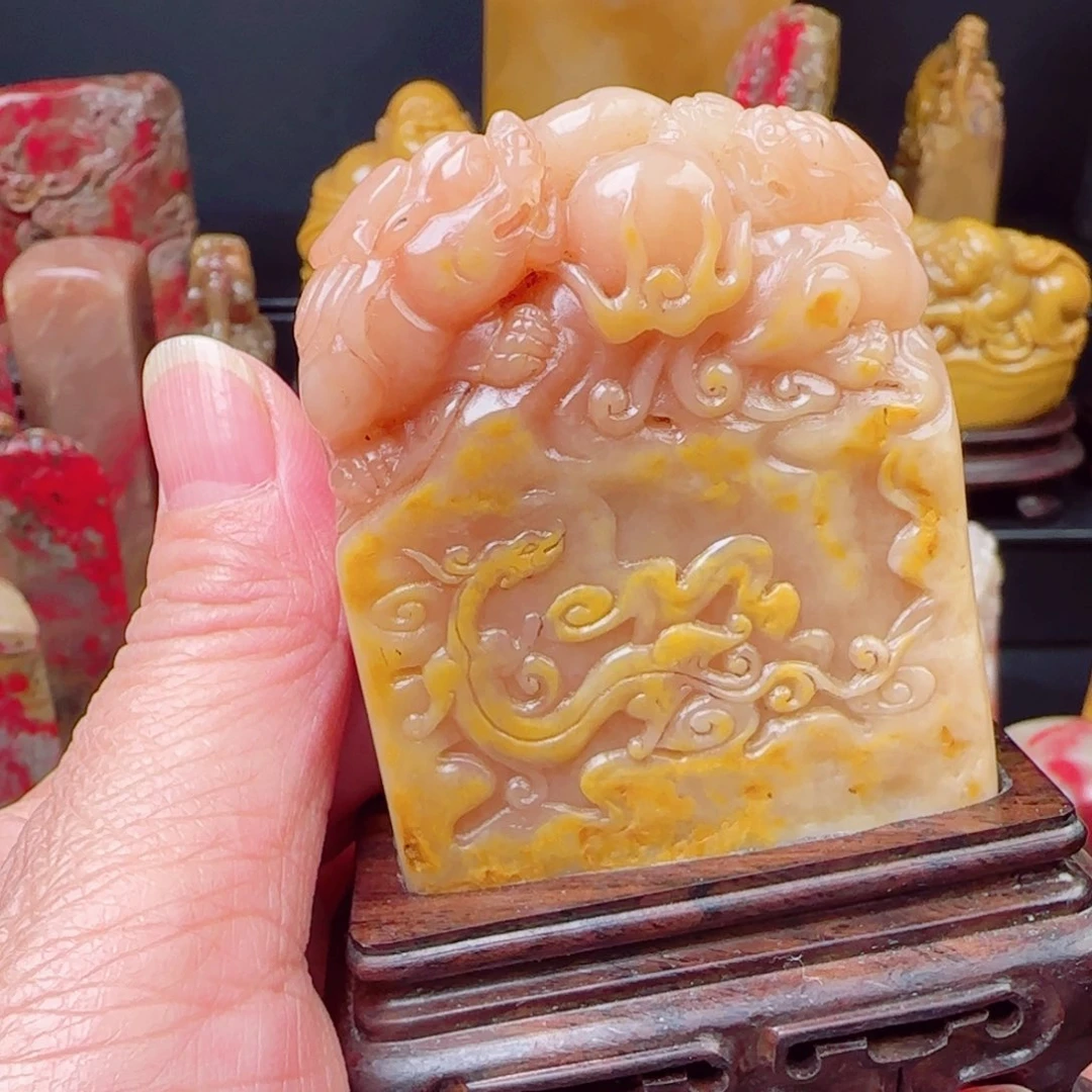 昌化石田黄石印章