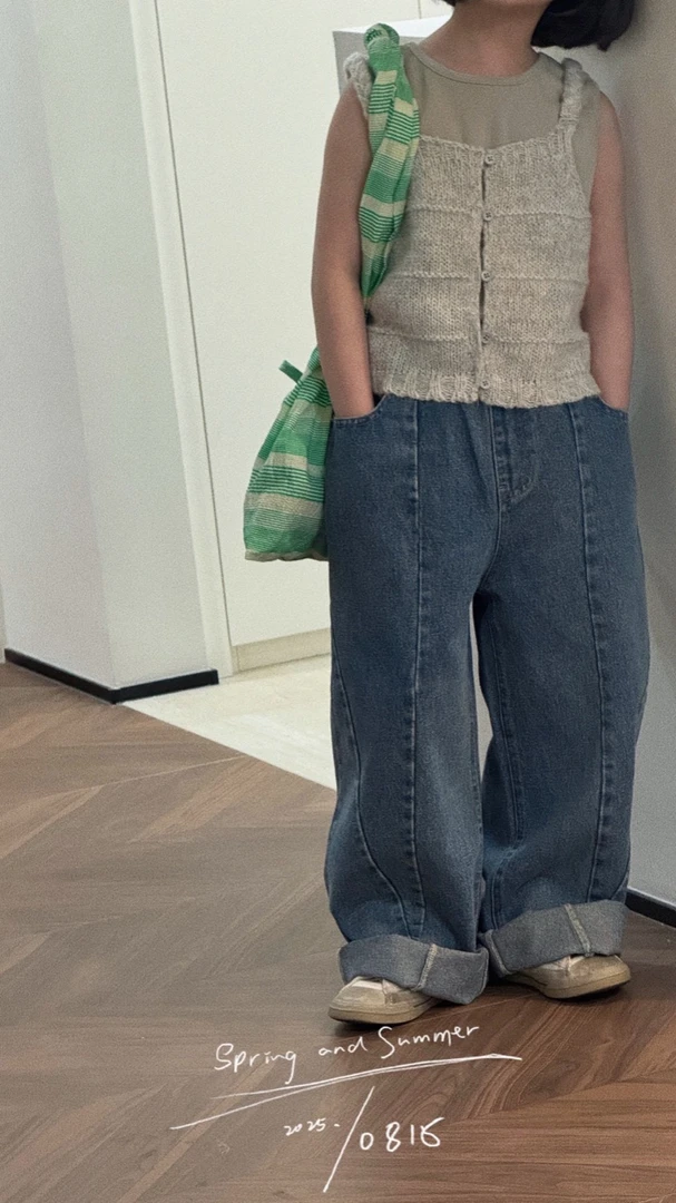 子田推荐（儿童拼接牛仔裤）