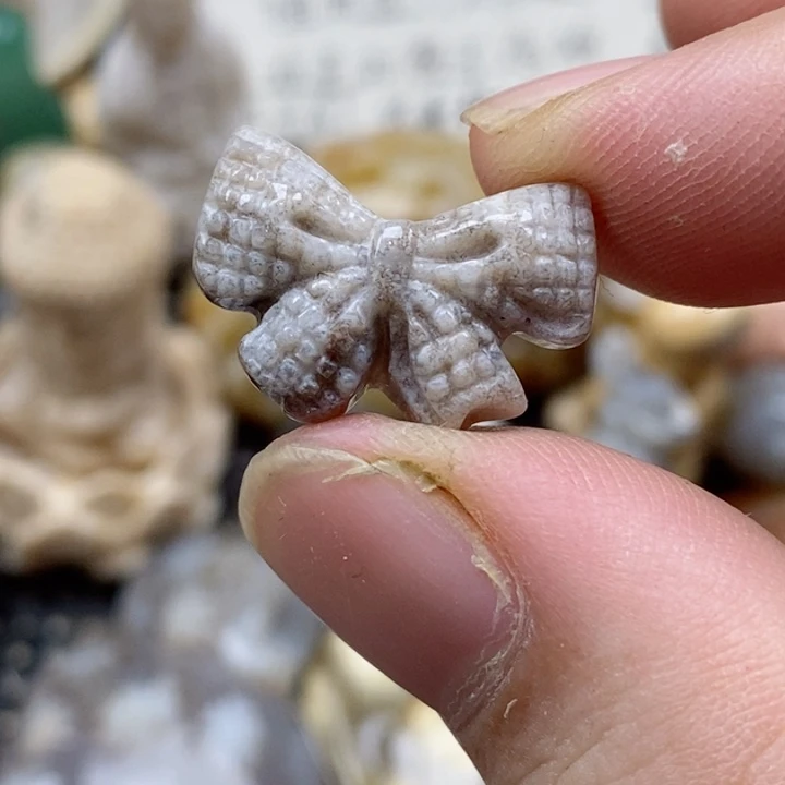 硅化珊瑚（珊瑚玉）未镶嵌颈饰小