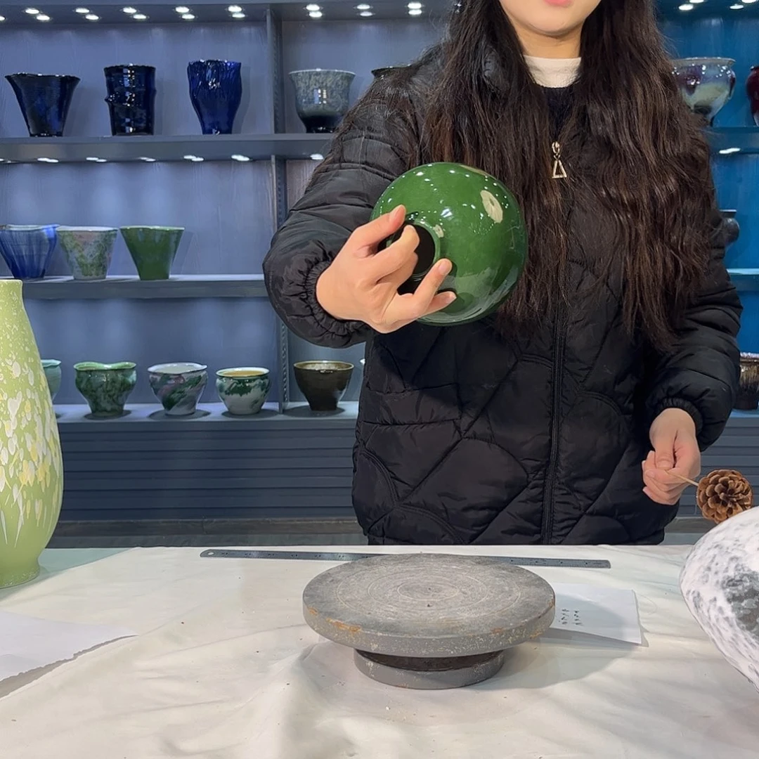 陶摆件景德镇陶瓷花瓶