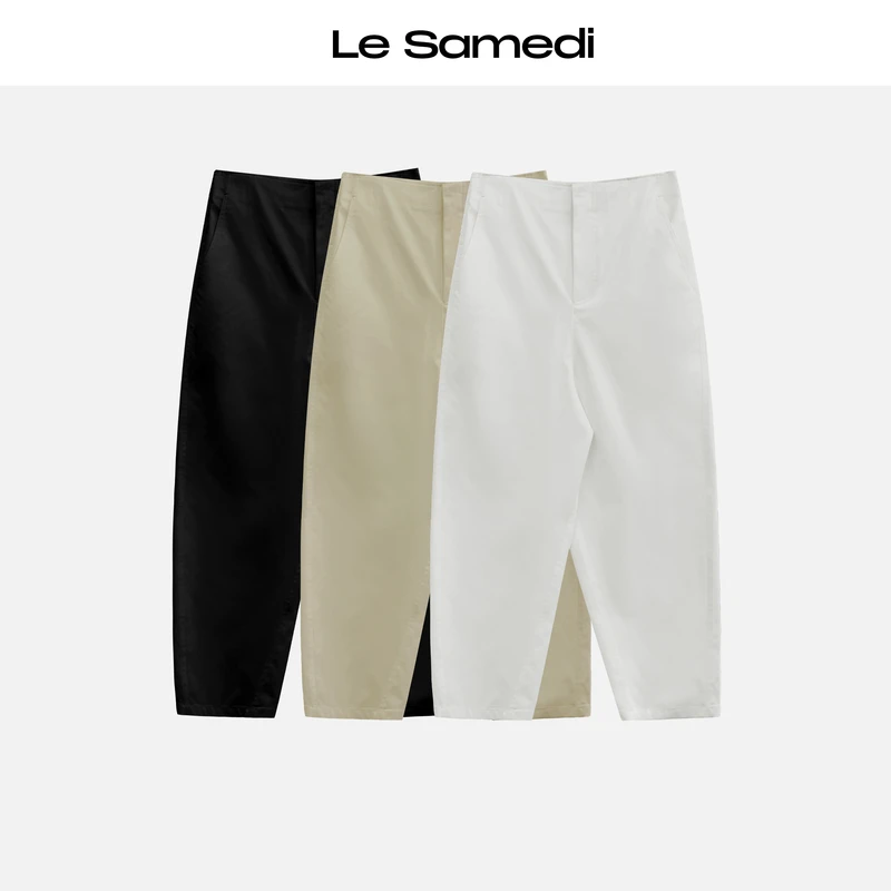 Le Samedi【浮云椰子】穿不腻新版3.0 極简连腰干爽遛弯休闲裤
