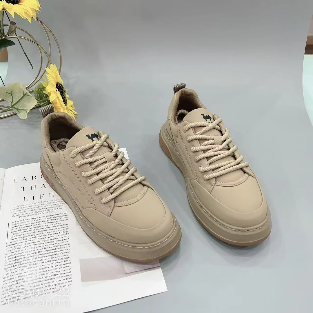 89361 《新款上新》时尚潮流百搭运动厚底圆头韩版休闲男鞋