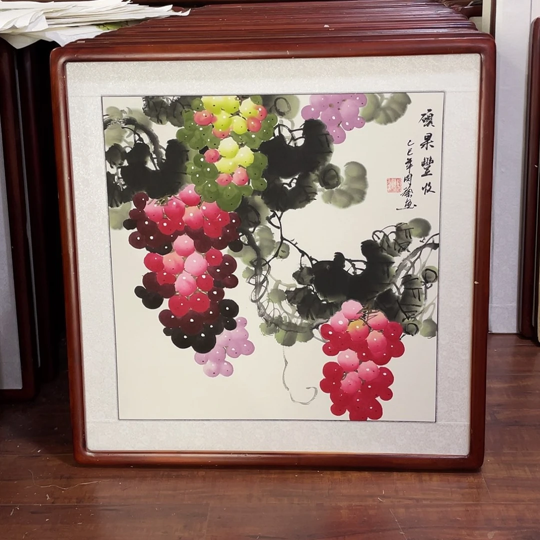 国画带框尺寸63*63厘米