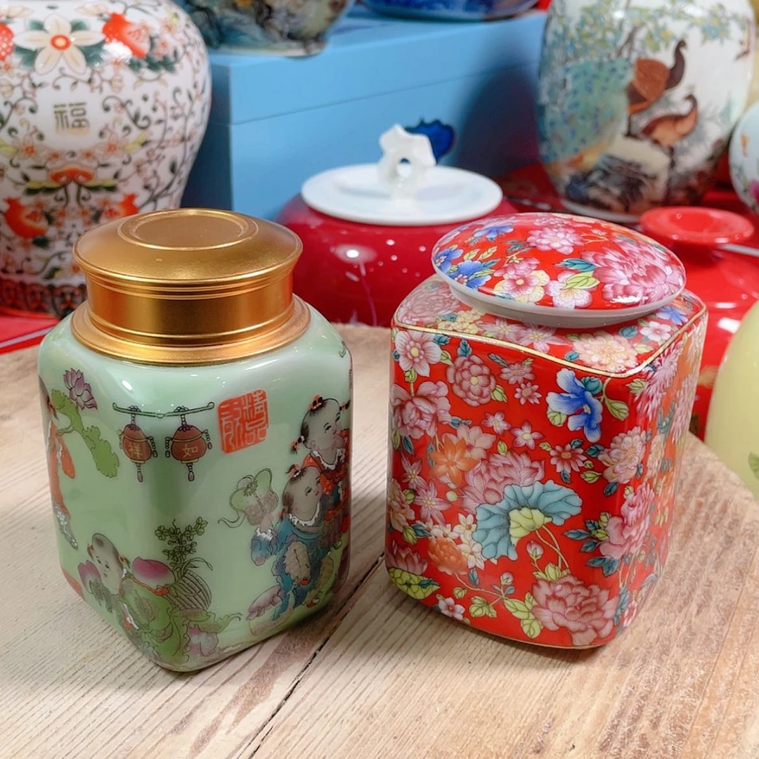 【闪购商品】罐陶瓷茶叶罐密封罐