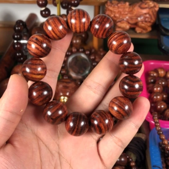 【闪购商品】手串/手链黄花梨/降香黄檀荷*18