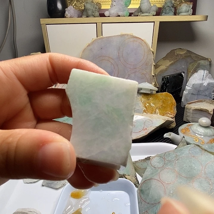 翡翠散珠缅甸翡翠24