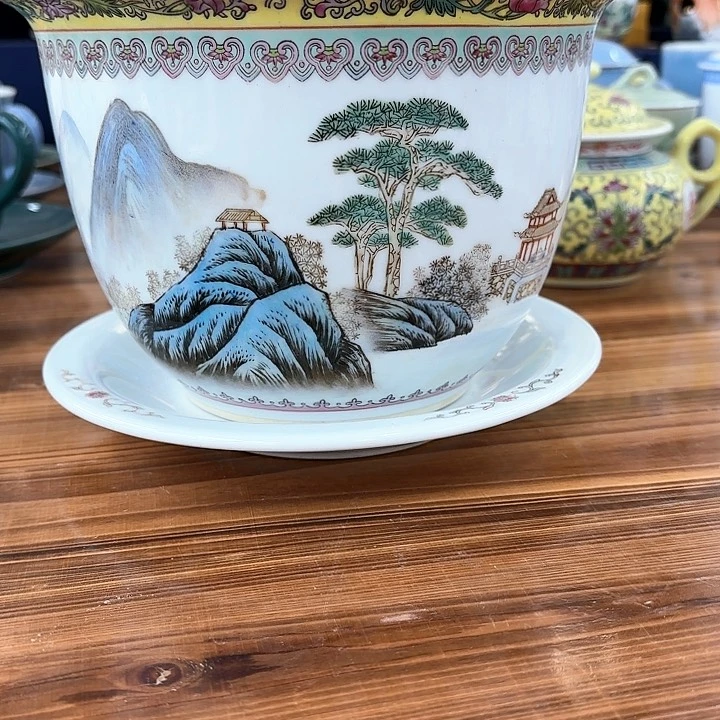 杯泉**6景德镇陶瓷花盆