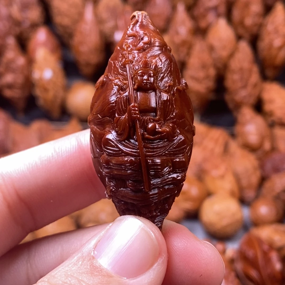 橄榄核手串/手链草**活核雕单子