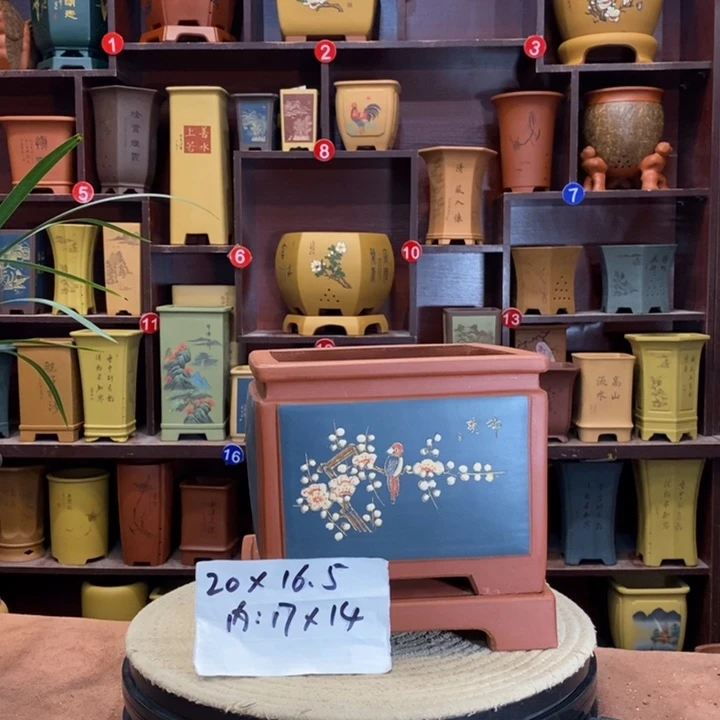 紫砂花盆紫砂花盆