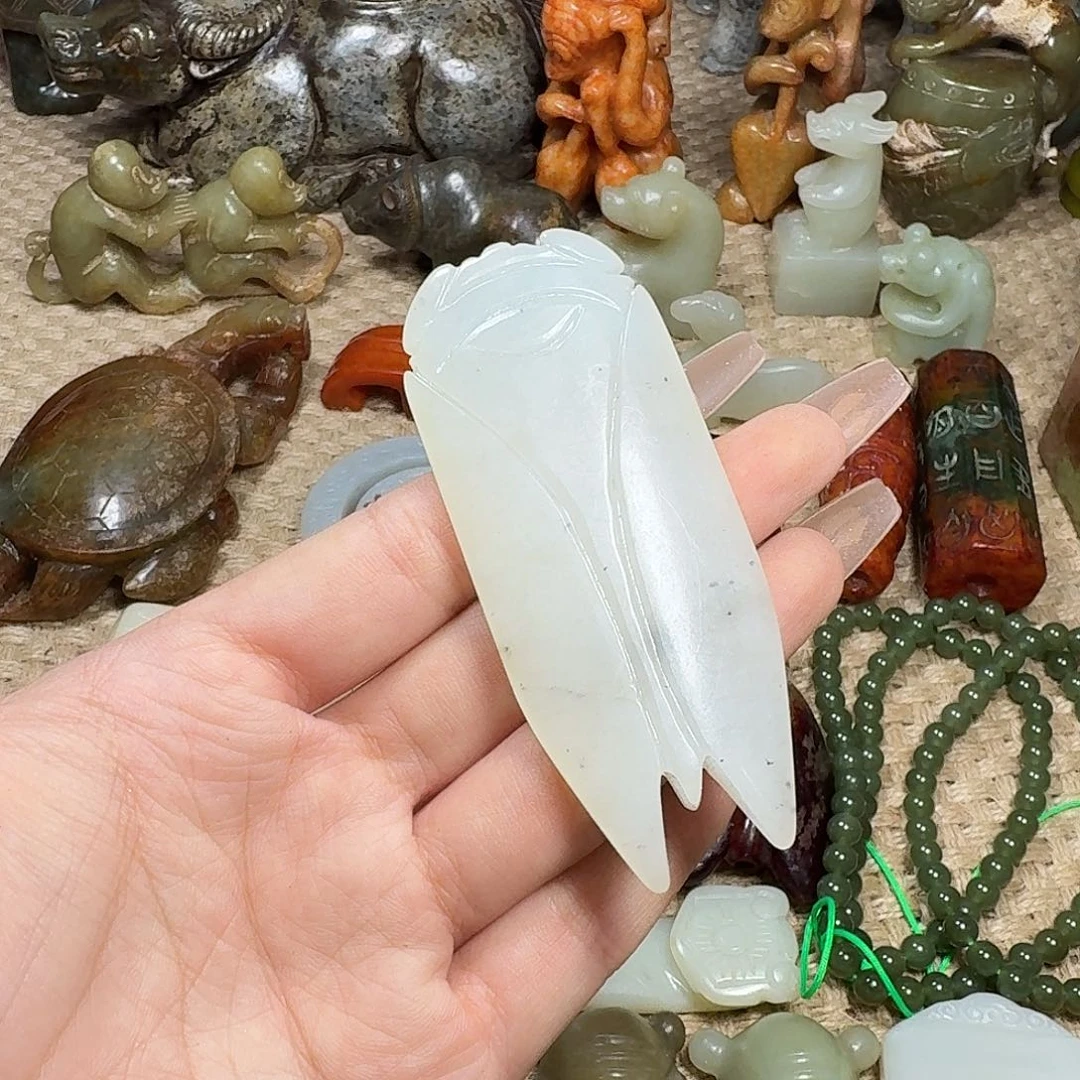 白玉菩提吊坠挂件