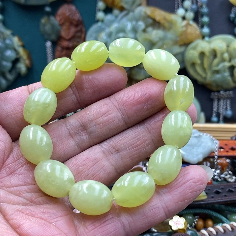 【闪购商品】未镶嵌岫玉手链随机发货