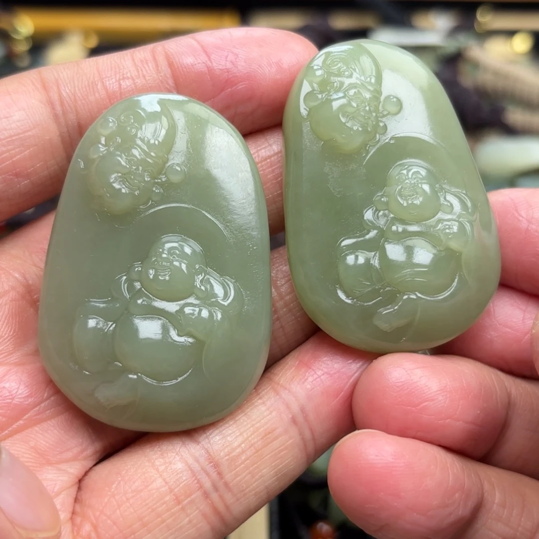 和田玉未镶嵌颈饰多样性拍一发一个