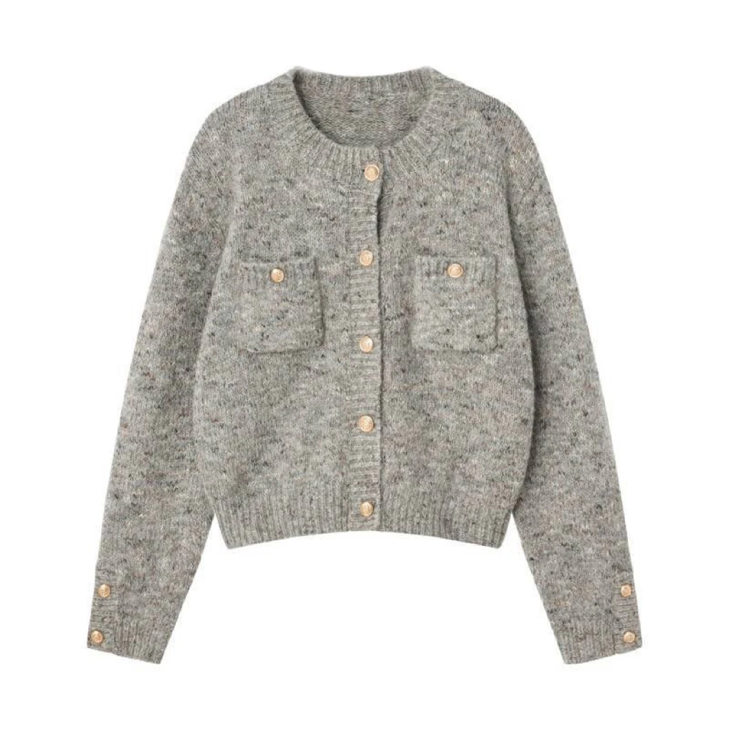 主播推荐~701-750毛衣复古宽松简约慵懒风显瘦针织开衫