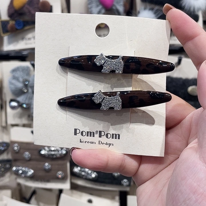 皮质铁合金鸭嘴夹