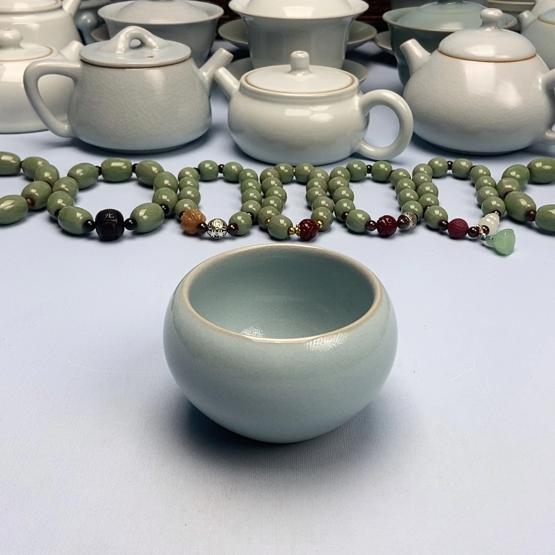 杯天青釉主人杯原矿原釉原产地