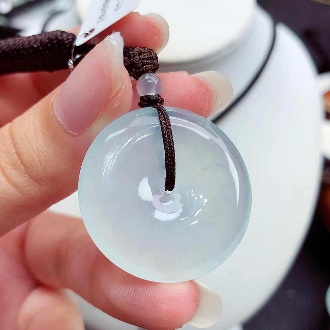 翡翠未镶嵌颈饰翡翠113，29.4/5.9