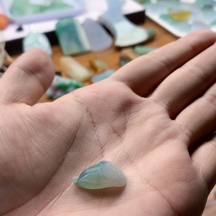 颈饰未镶嵌翡翠C***✨莲蓬
