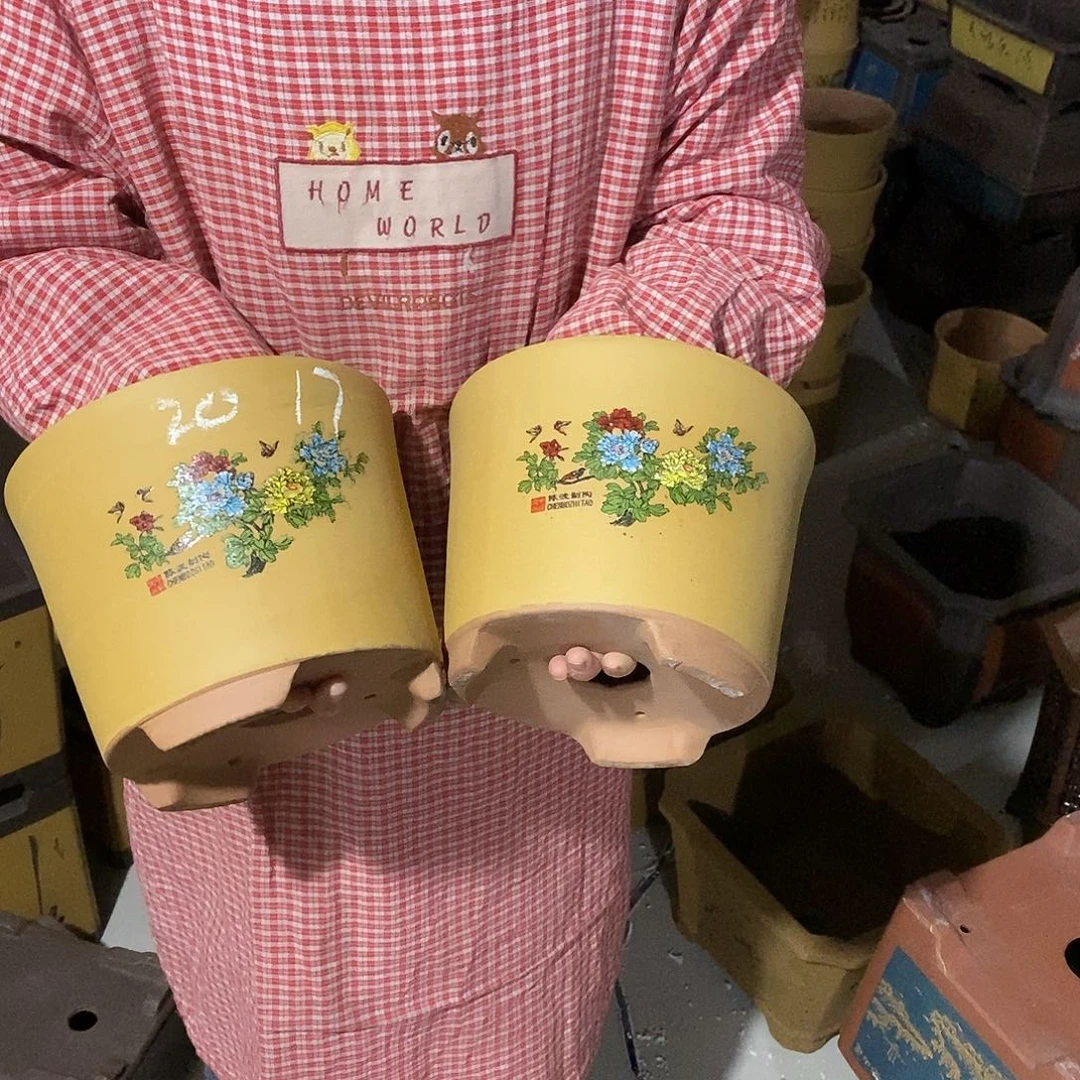 紫砂花盆紫砂花盆