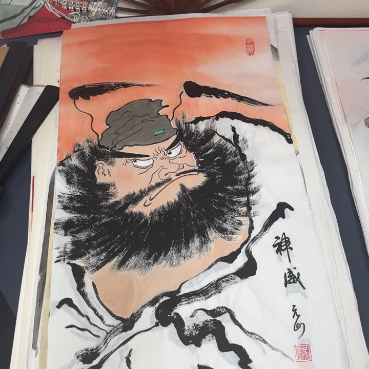 国画结缘纯手绘国画书法禅意作品