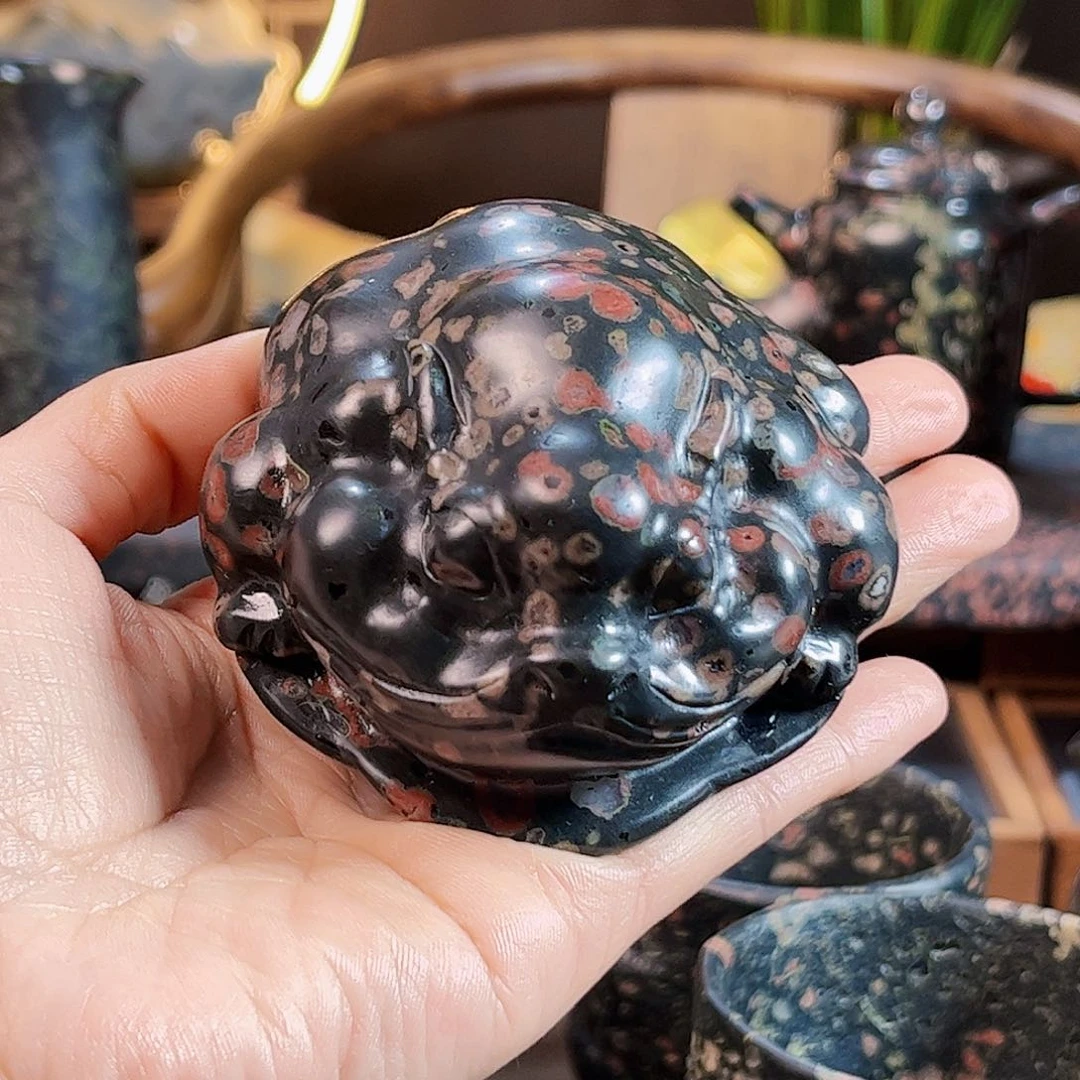 文人雅器安山玉茶器