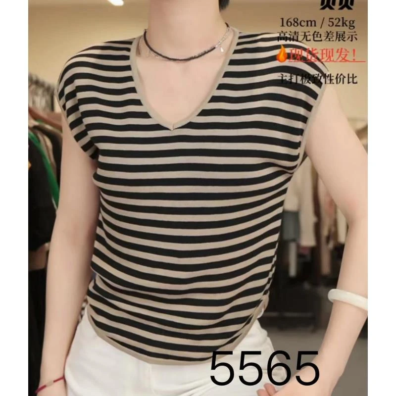 5565（部分无水洗唛，介意慎拍）SANFAN新款针织衫