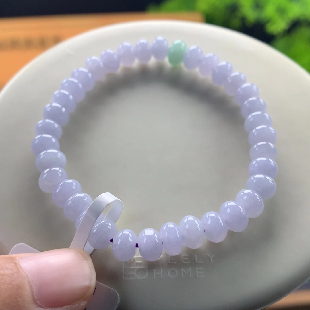 翡翠未镶嵌手链卡6.5