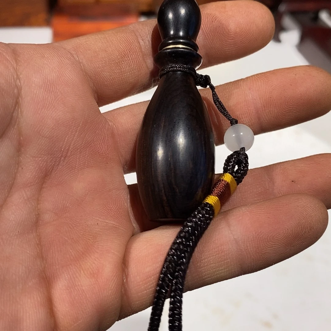 东非黑黄檀（紫光檀）鼻烟壶